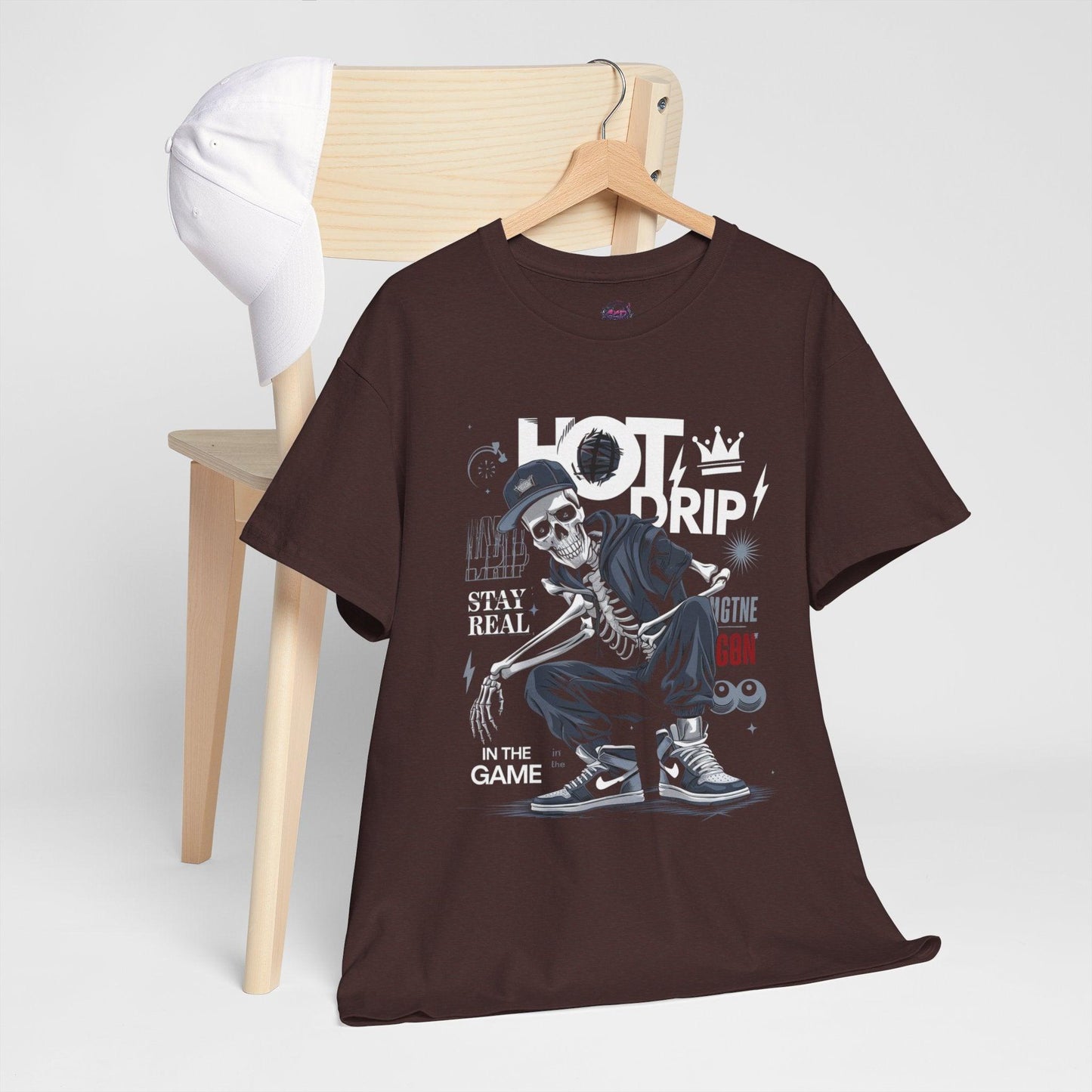 Cool Skeleton Stay Real, Hot Drip t-shirt - SosirrealByDesign