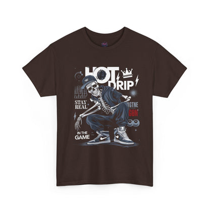 Cool Skeleton Stay Real, Hot Drip t-shirt - SosirrealByDesign