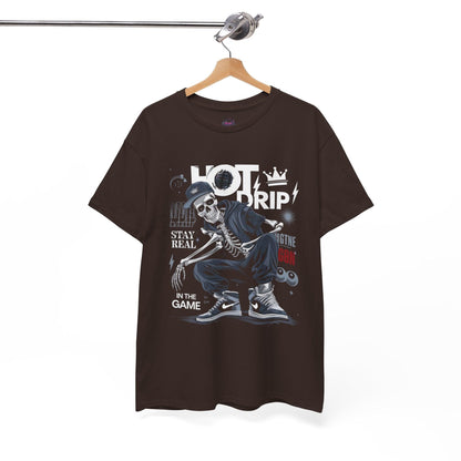 Cool Skeleton Stay Real, Hot Drip t-shirt - SosirrealByDesign