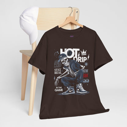Cool Skeleton Stay Real, Hot Drip t-shirt - SosirrealByDesign