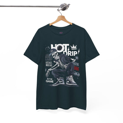 Cool Skeleton Stay Real, Hot Drip t-shirt - SosirrealByDesign