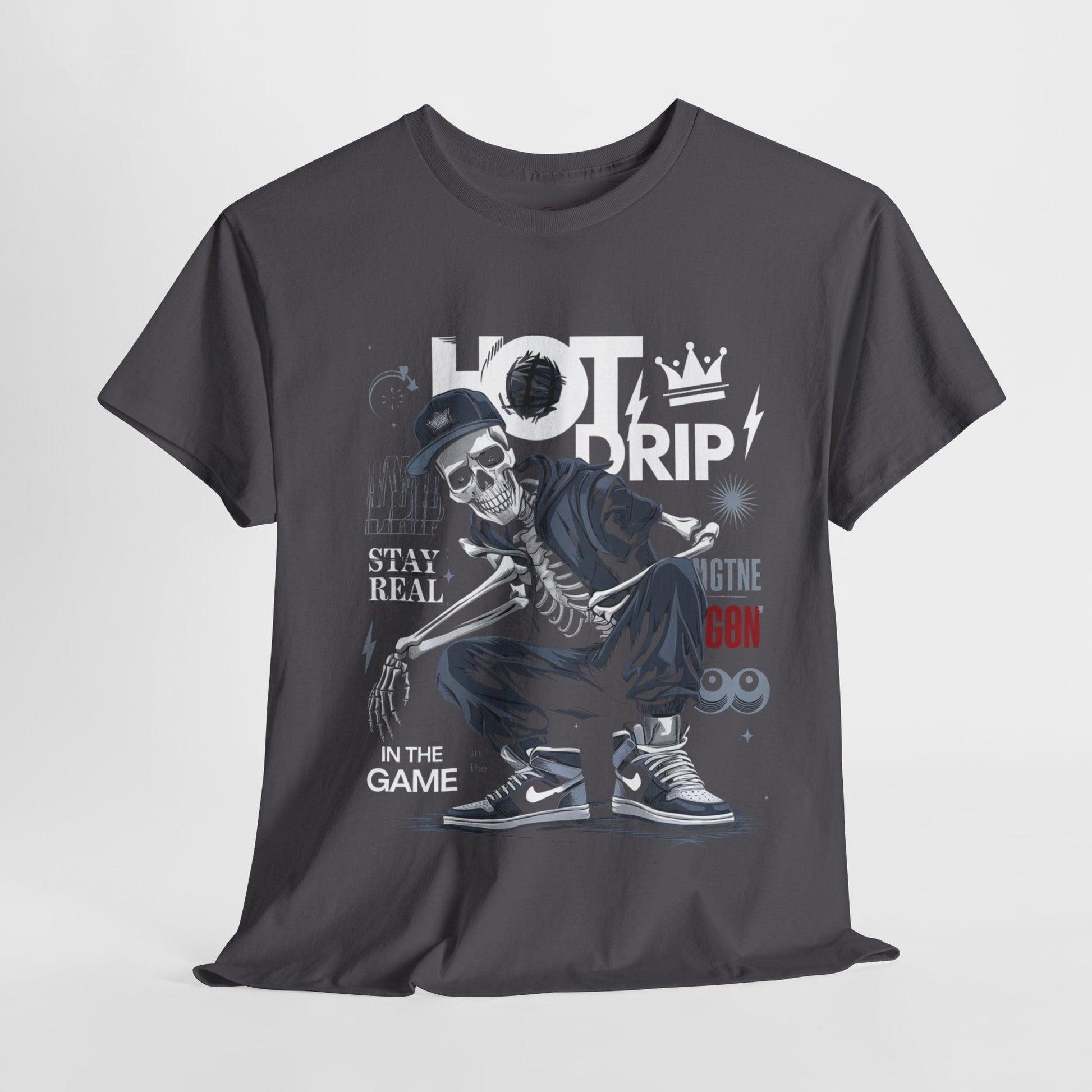 Cool Skeleton Stay Real, Hot Drip t-shirt - SosirrealByDesign