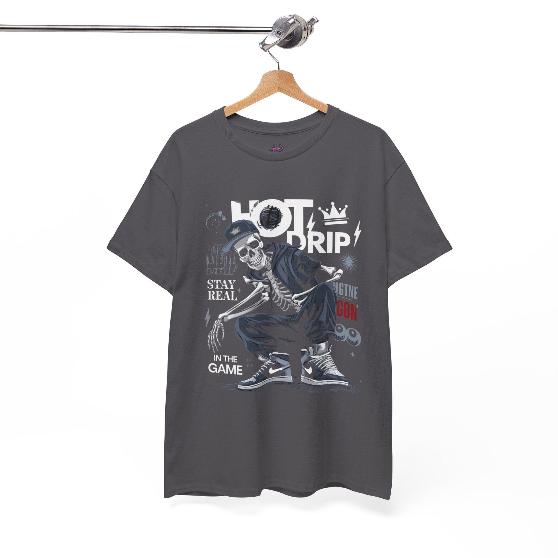 Cool Skeleton Stay Real, Hot Drip t-shirt - SosirrealByDesign