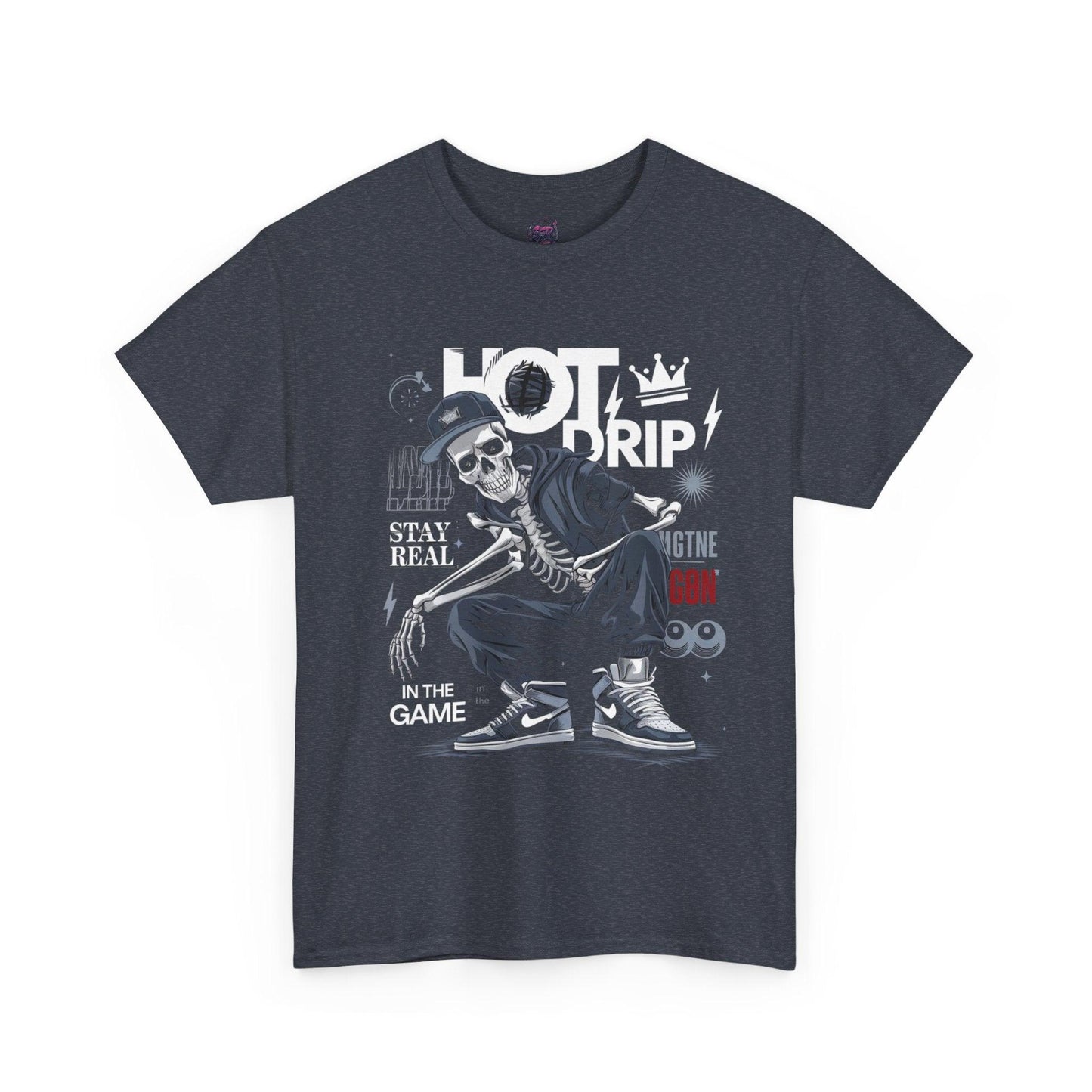 Cool Skeleton Stay Real, Hot Drip t-shirt - SosirrealByDesign
