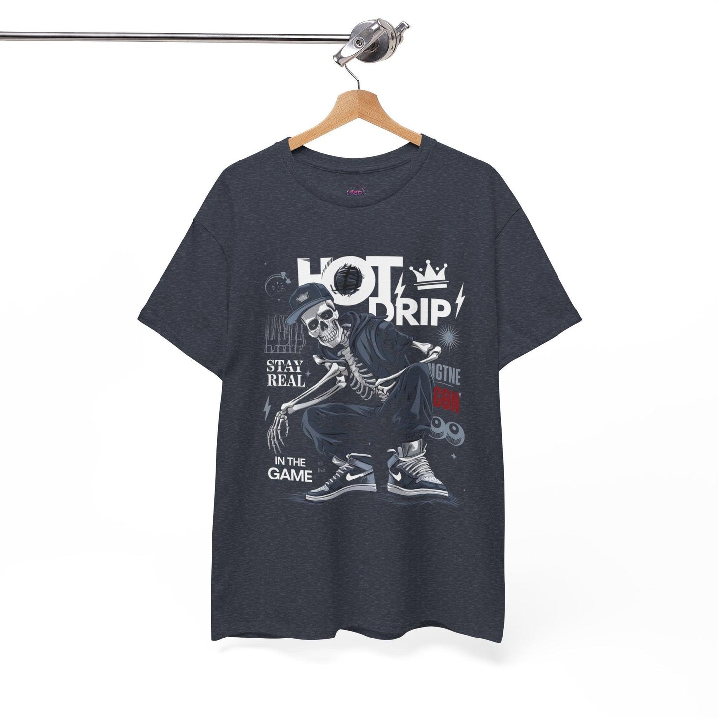 Cool Skeleton Stay Real, Hot Drip t-shirt - SosirrealByDesign