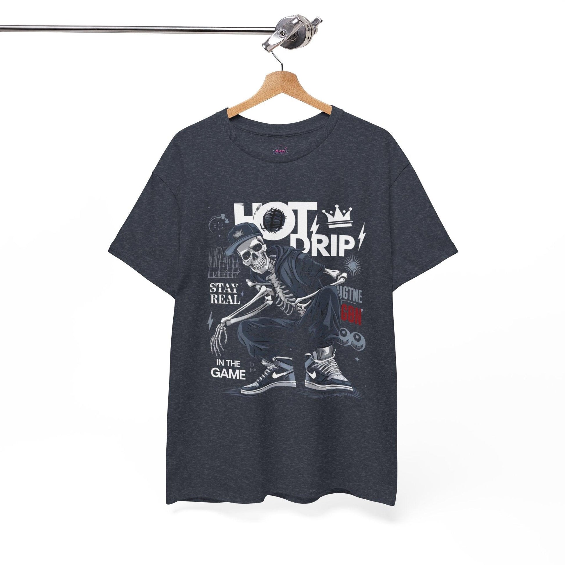 Cool Skeleton Stay Real, Hot Drip t-shirt - SosirrealByDesign