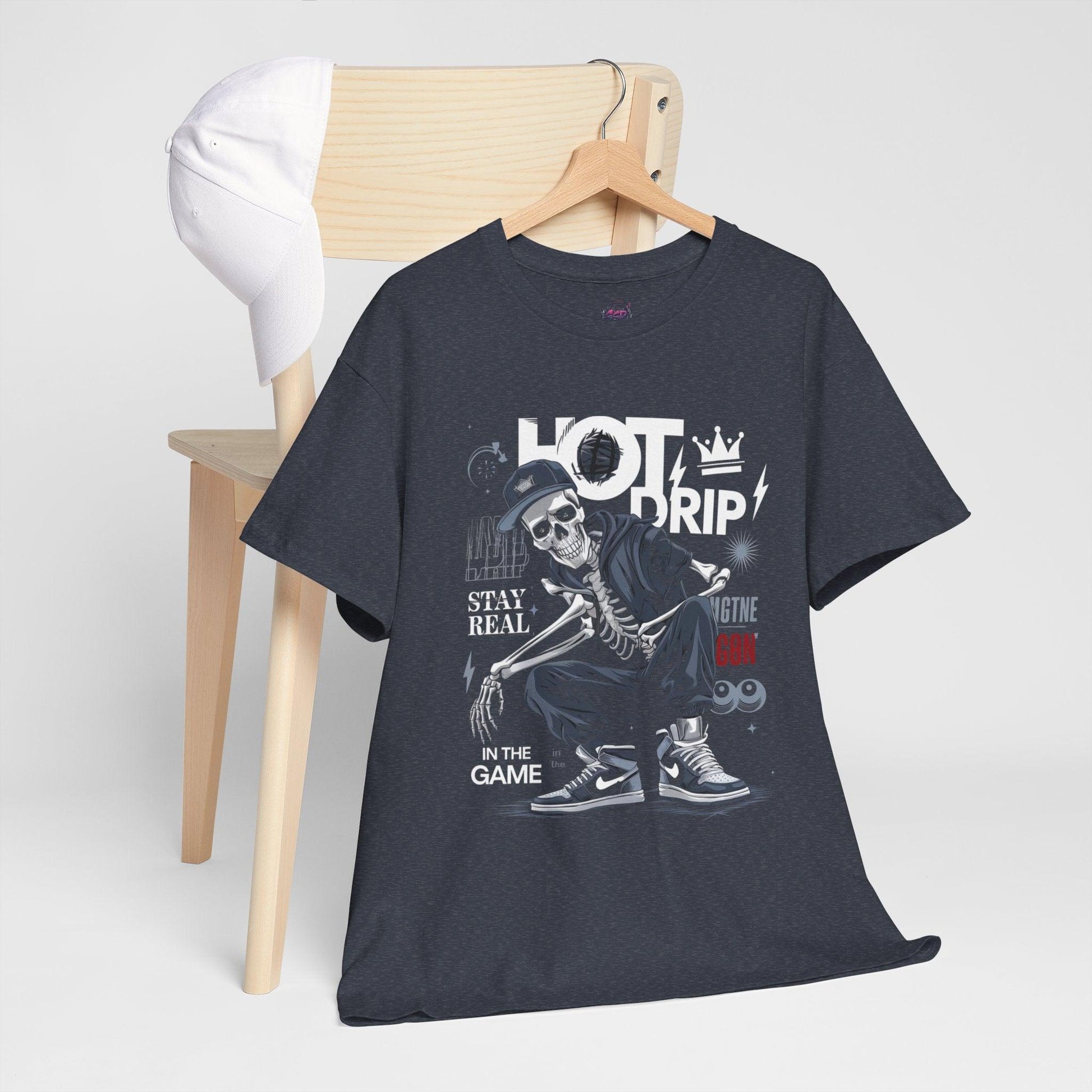 Cool Skeleton Stay Real, Hot Drip t-shirt - SosirrealByDesign