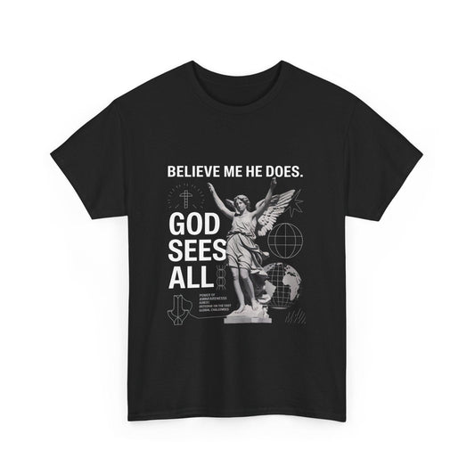 God Sees All - Faith-Based Casual Wear for Everyday Style - SosirrealByDesign