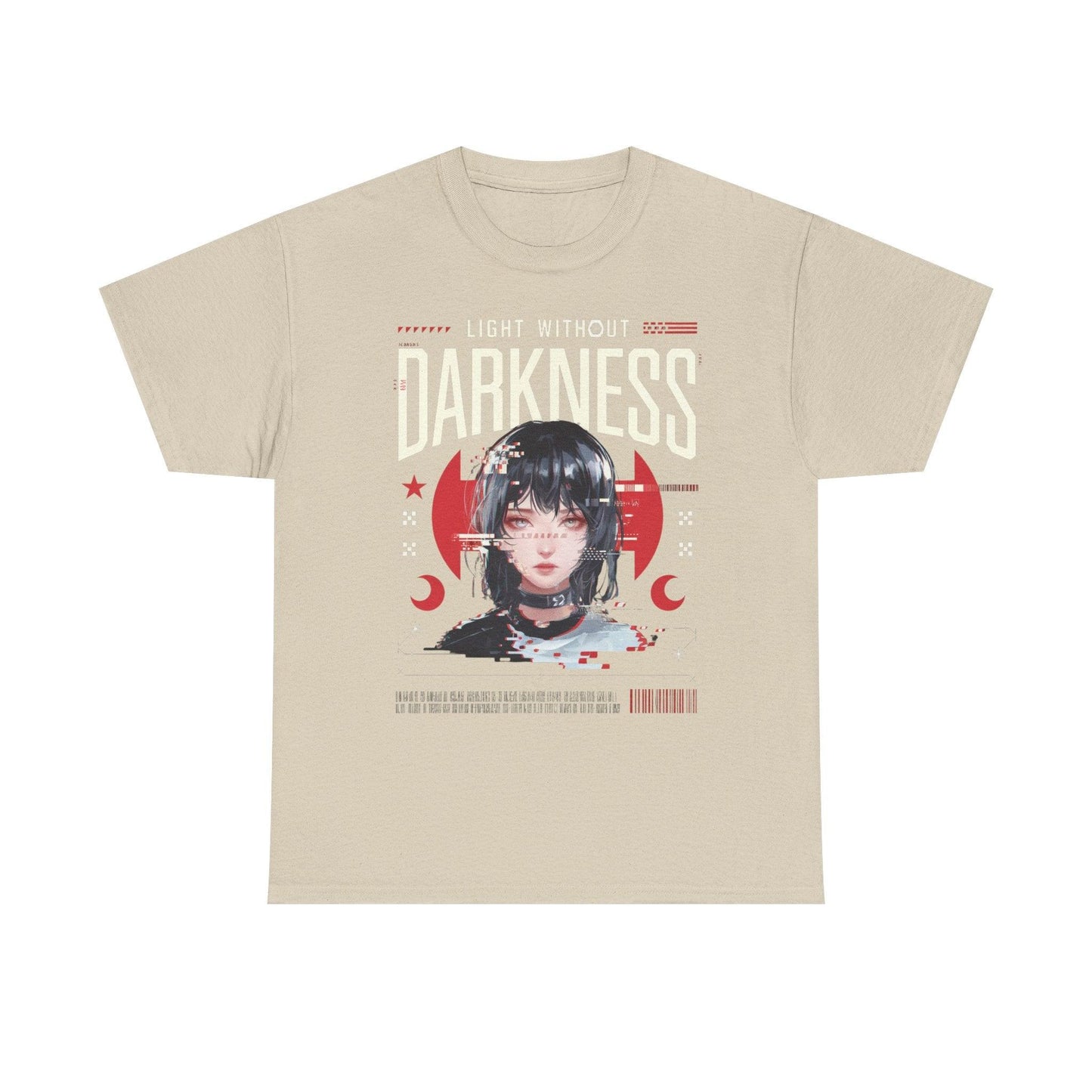 Light Retro Graphic T-shirt - Light Without Darkness Design - SosirrealByDesign