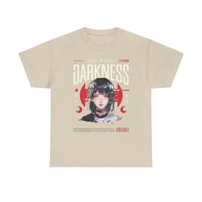 Light Retro Graphic T-shirt - Light Without Darkness Design - SosirrealByDesign