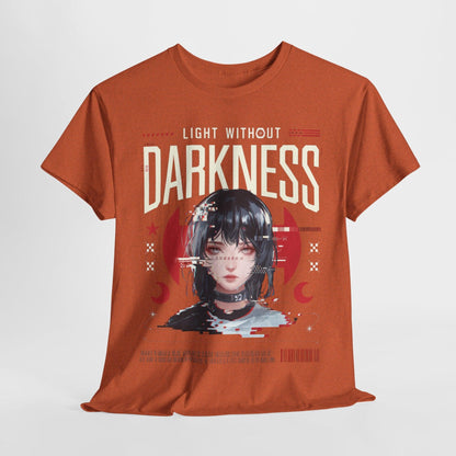 Light Retro Graphic T-shirt - Light Without Darkness Design - SosirrealByDesign