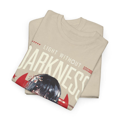 Light Retro Graphic T-shirt - Light Without Darkness Design - SosirrealByDesign