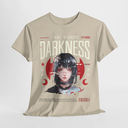 Light Retro Graphic T-shirt - Light Without Darkness Design - SosirrealByDesign