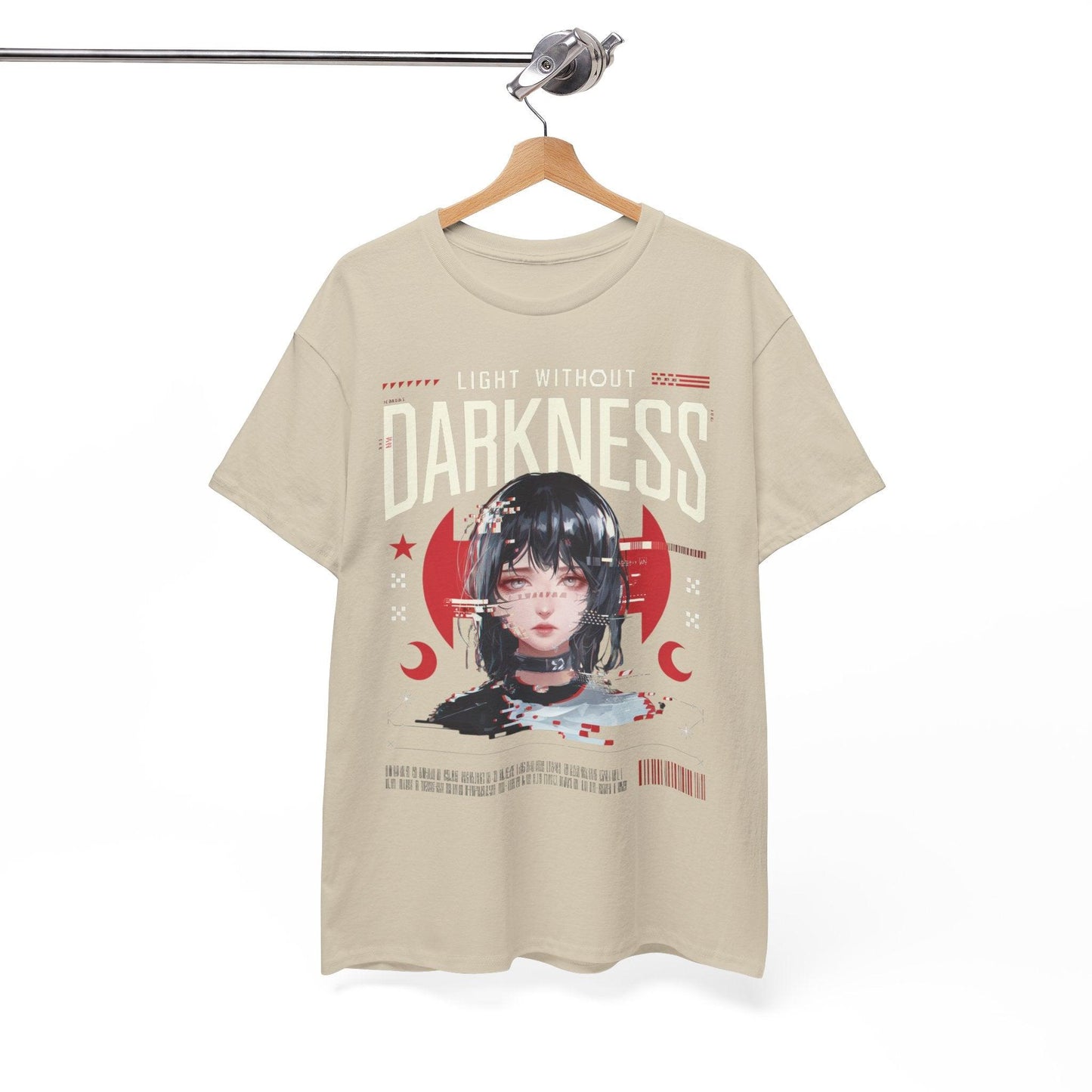 Light Retro Graphic T-shirt - Light Without Darkness Design - SosirrealByDesign