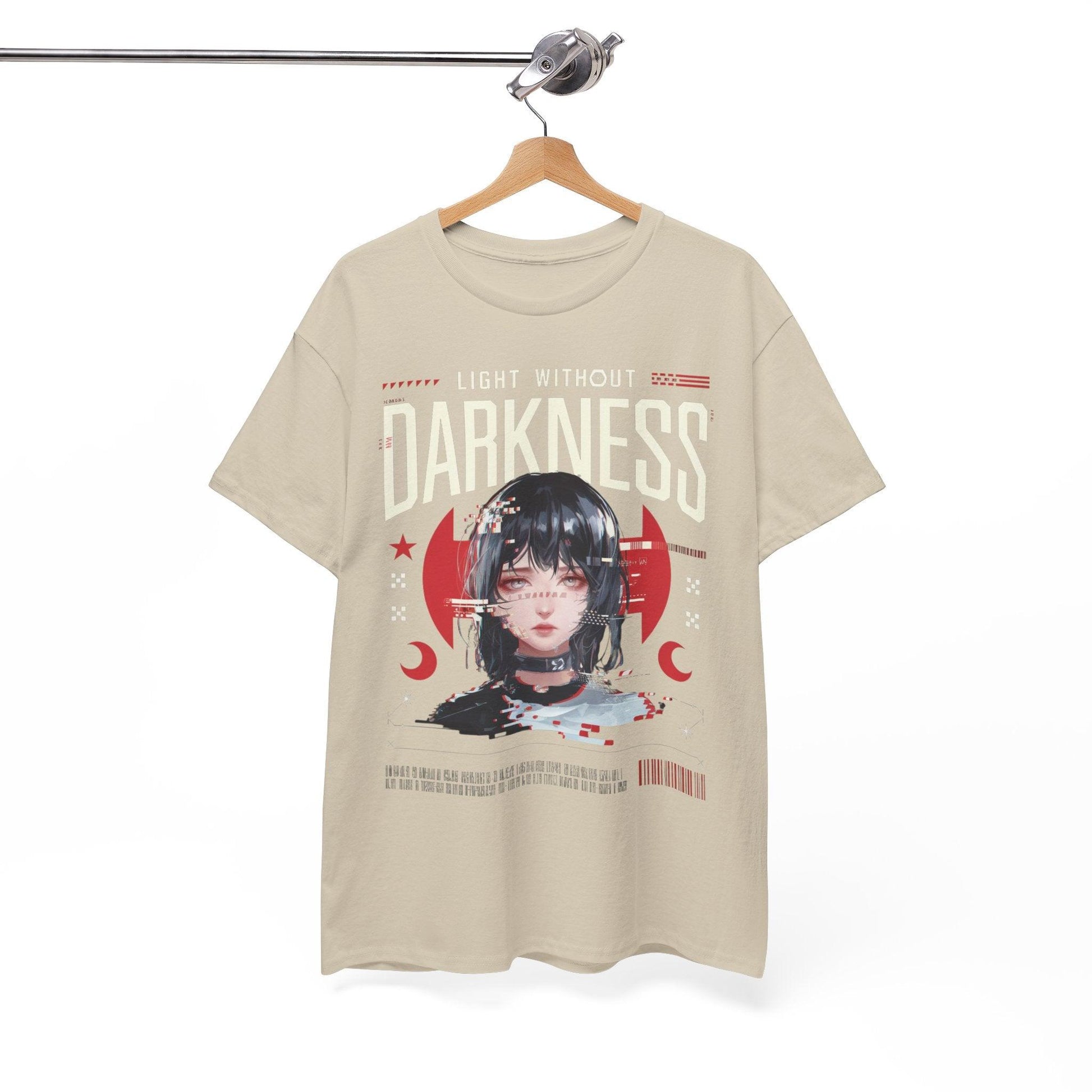 Light Retro Graphic T-shirt - Light Without Darkness Design - SosirrealByDesign