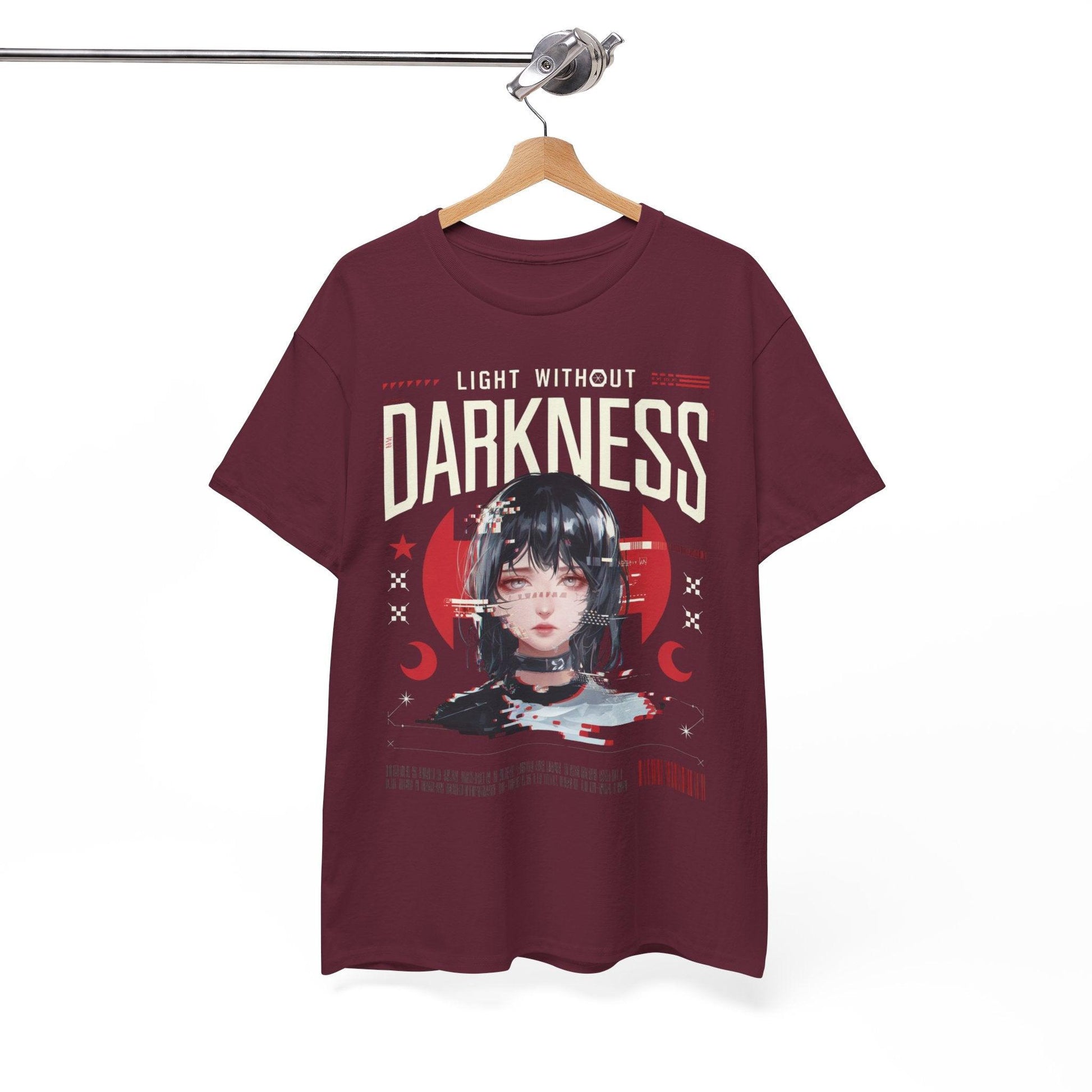 Light Retro Graphic T-shirt - Light Without Darkness Design - SosirrealByDesign