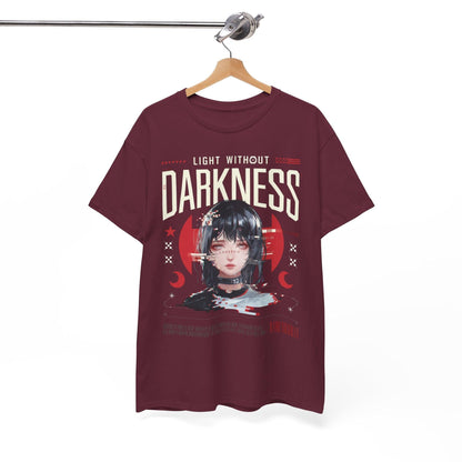Light Retro Graphic T-shirt - Light Without Darkness Design - SosirrealByDesign