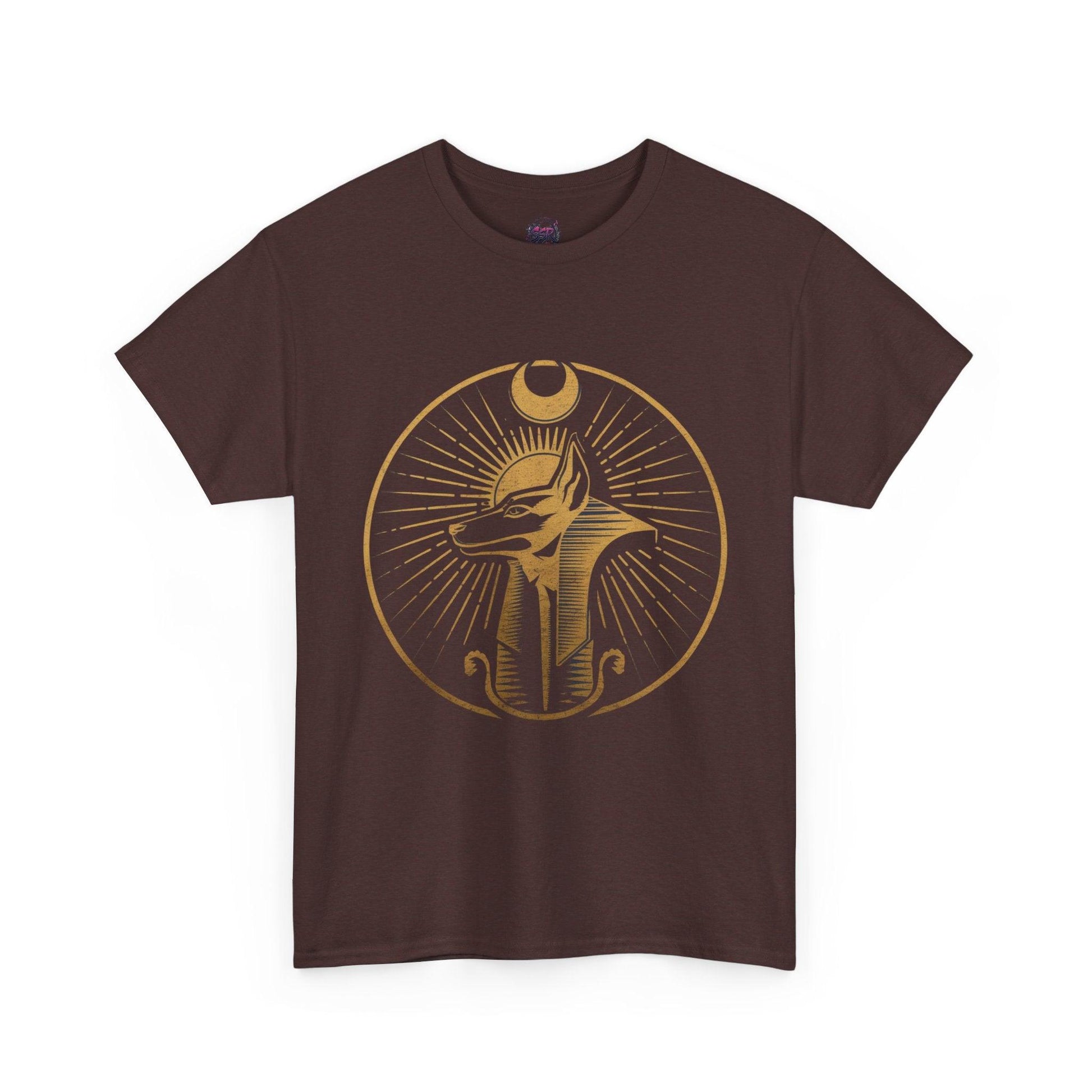 Anubis Moon Design T-shirt - Egyptian Mythology Art - SosirrealByDesign