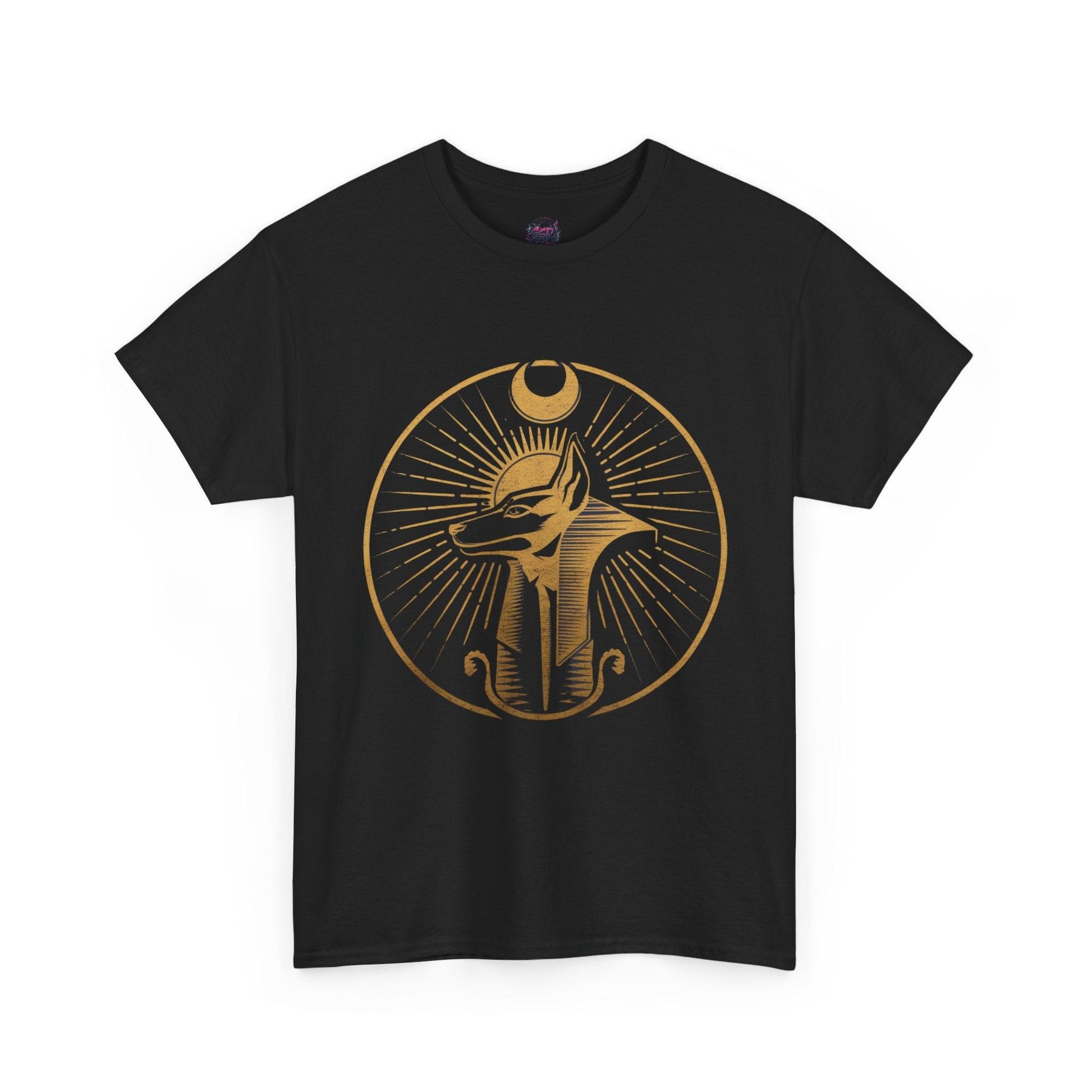 Anubis Moon Design T-shirt - Egyptian Mythology Art - SosirrealByDesign