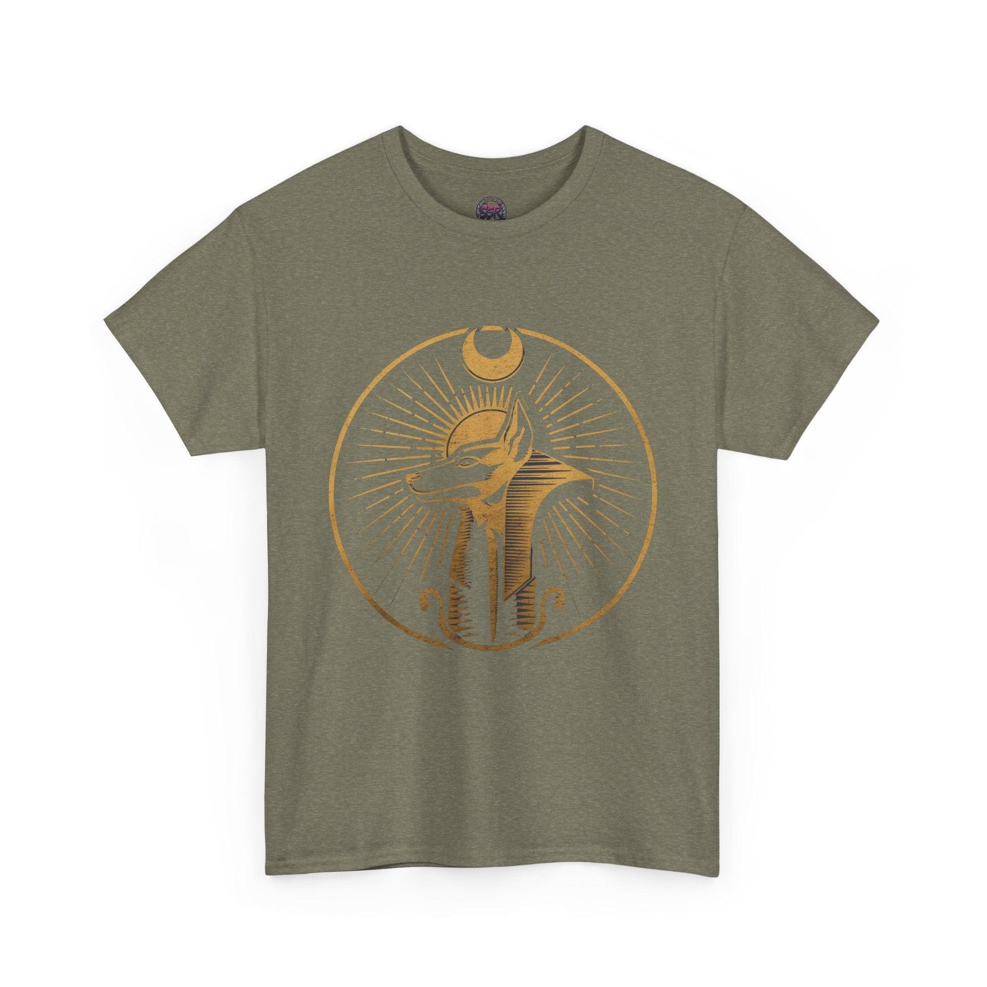 Anubis Moon Design T-shirt - Egyptian Mythology Art - SosirrealByDesign