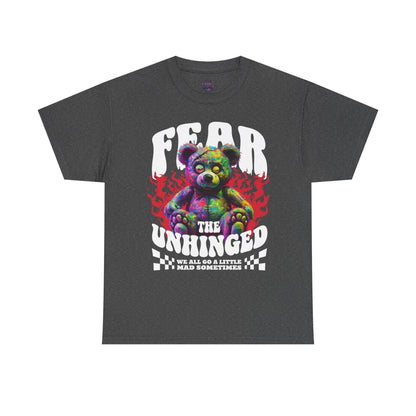 Fear the Unhinged Graphic Tee - Edgy Style Lovers - SosirrealByDesign