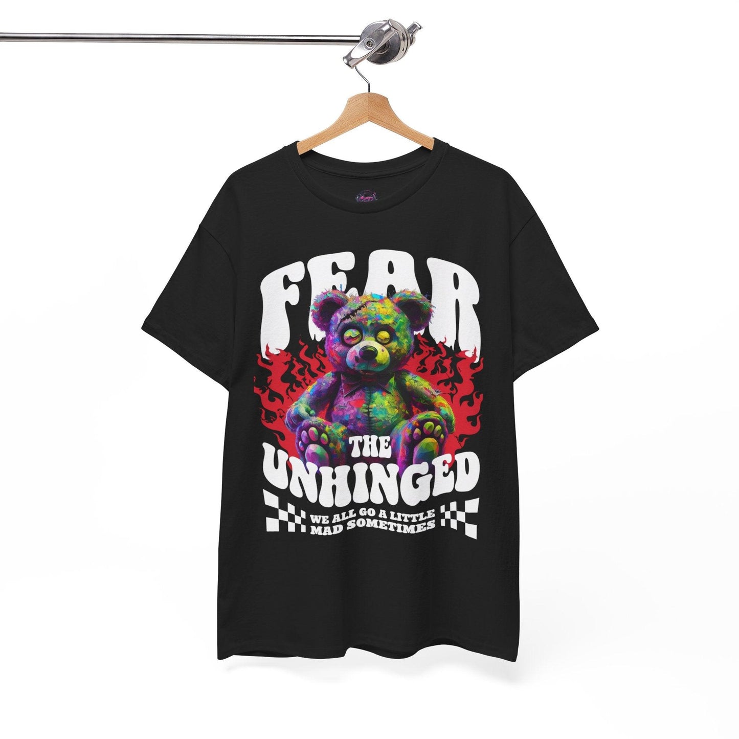 Fear the Unhinged Graphic Tee - Edgy Style Lovers - SosirrealByDesign