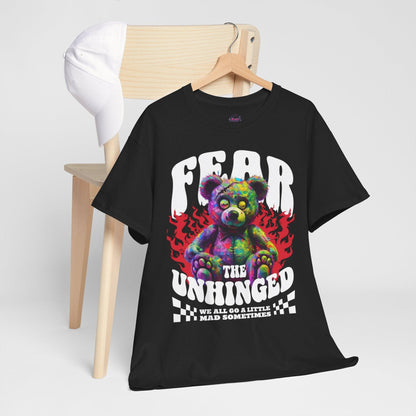 Fear the Unhinged Graphic Tee - Edgy Style Lovers - SosirrealByDesign