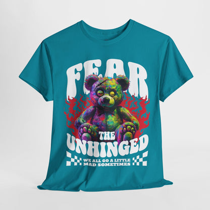 Fear the Unhinged Graphic Tee - Edgy Style Lovers - SosirrealByDesign