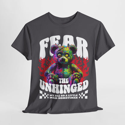Fear the Unhinged Graphic Tee - Edgy Style Lovers - SosirrealByDesign