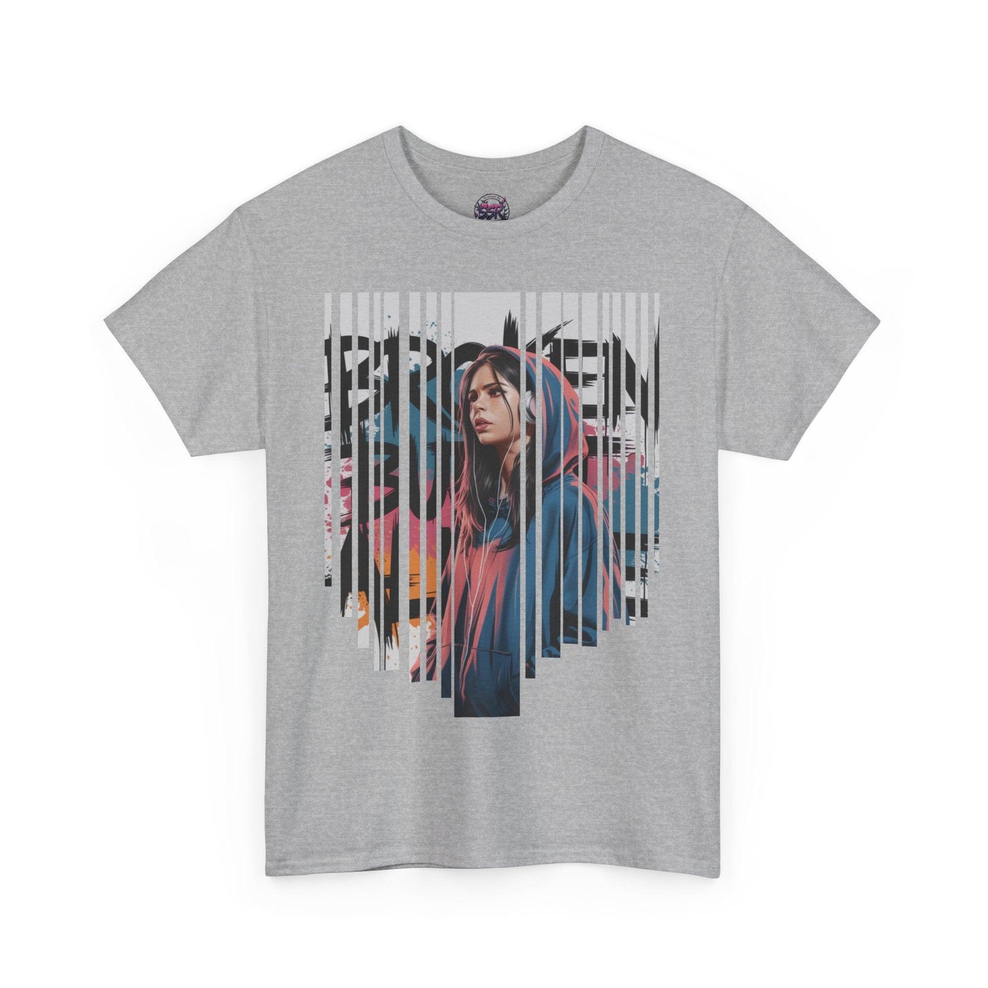 Broken Urban Vibe Tee - Stylish Streetwear Graphic Tee - SosirrealByDesign